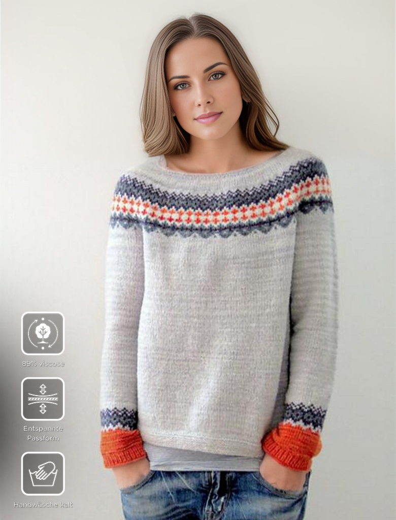 Nordic Elegance Sweater that embodies the charm and elegance of Scandinavia