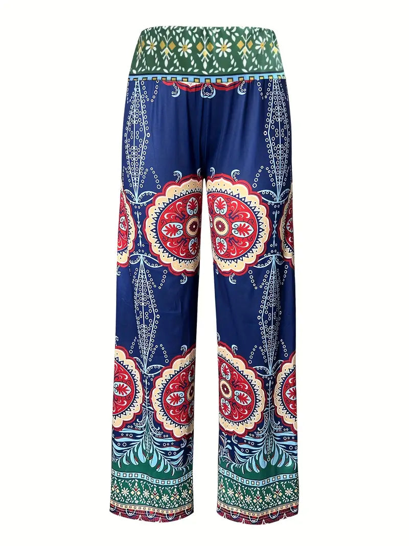 EthnoBlue SummerDream Light Palazzo Pants