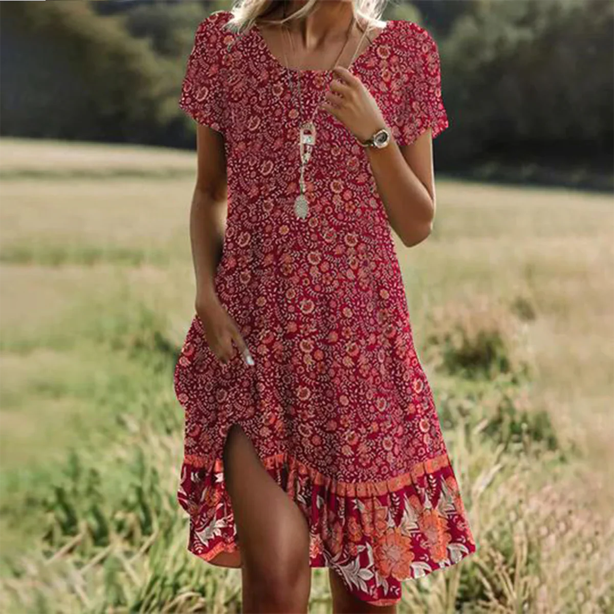 Sunflower Mini Dress