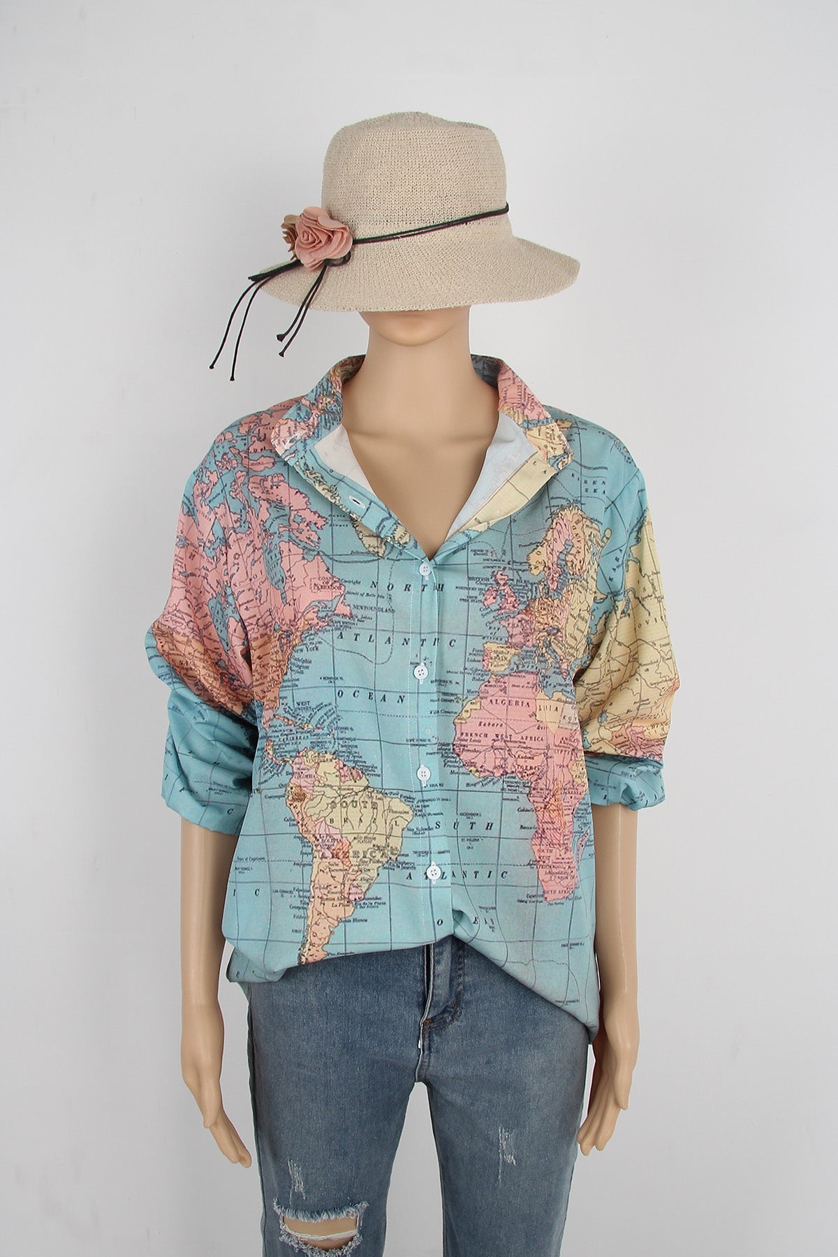 WorldMap Blouse