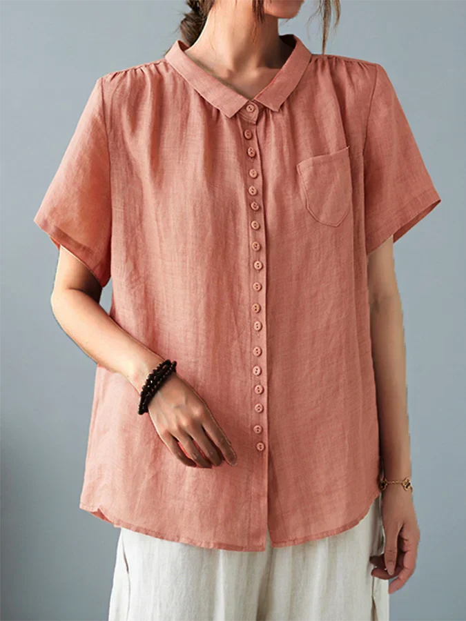 Coral tunic shirt