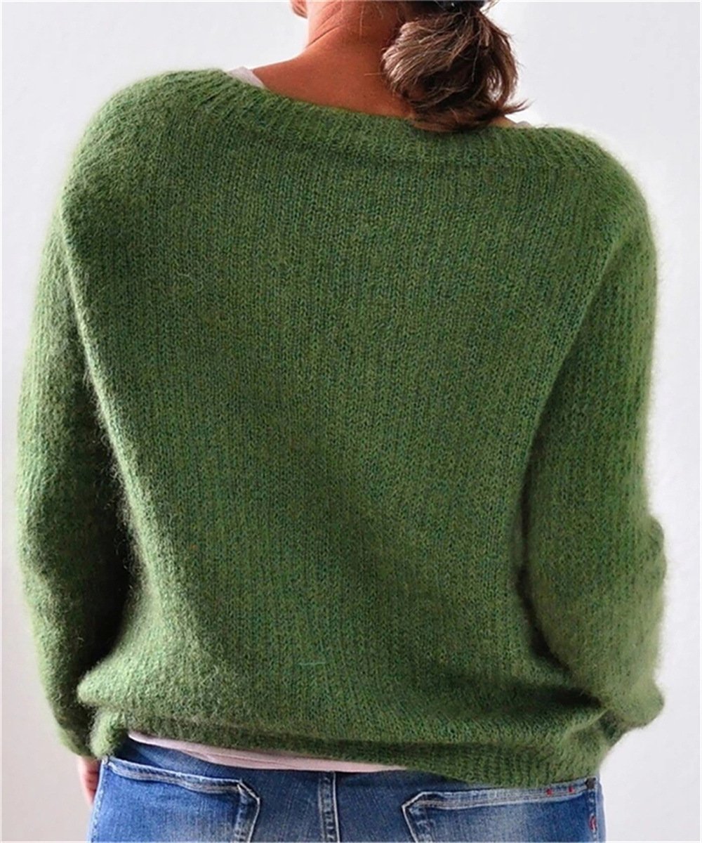 Botanical Brilliance Basic Sweater