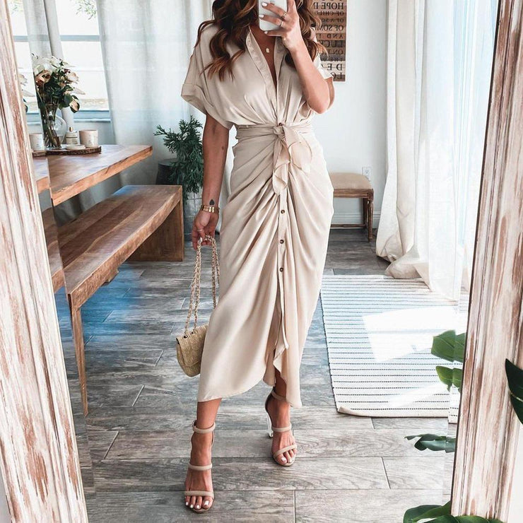 Let's Party Cinched Midi Dress