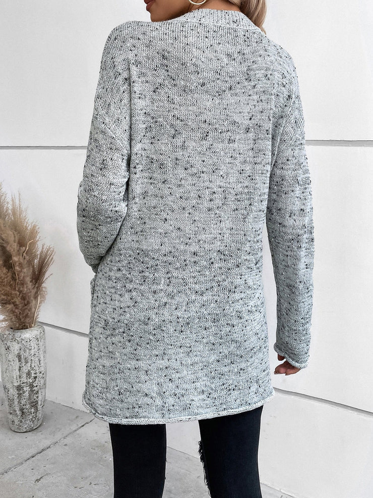 Noble long sleeve sweater with V-neck