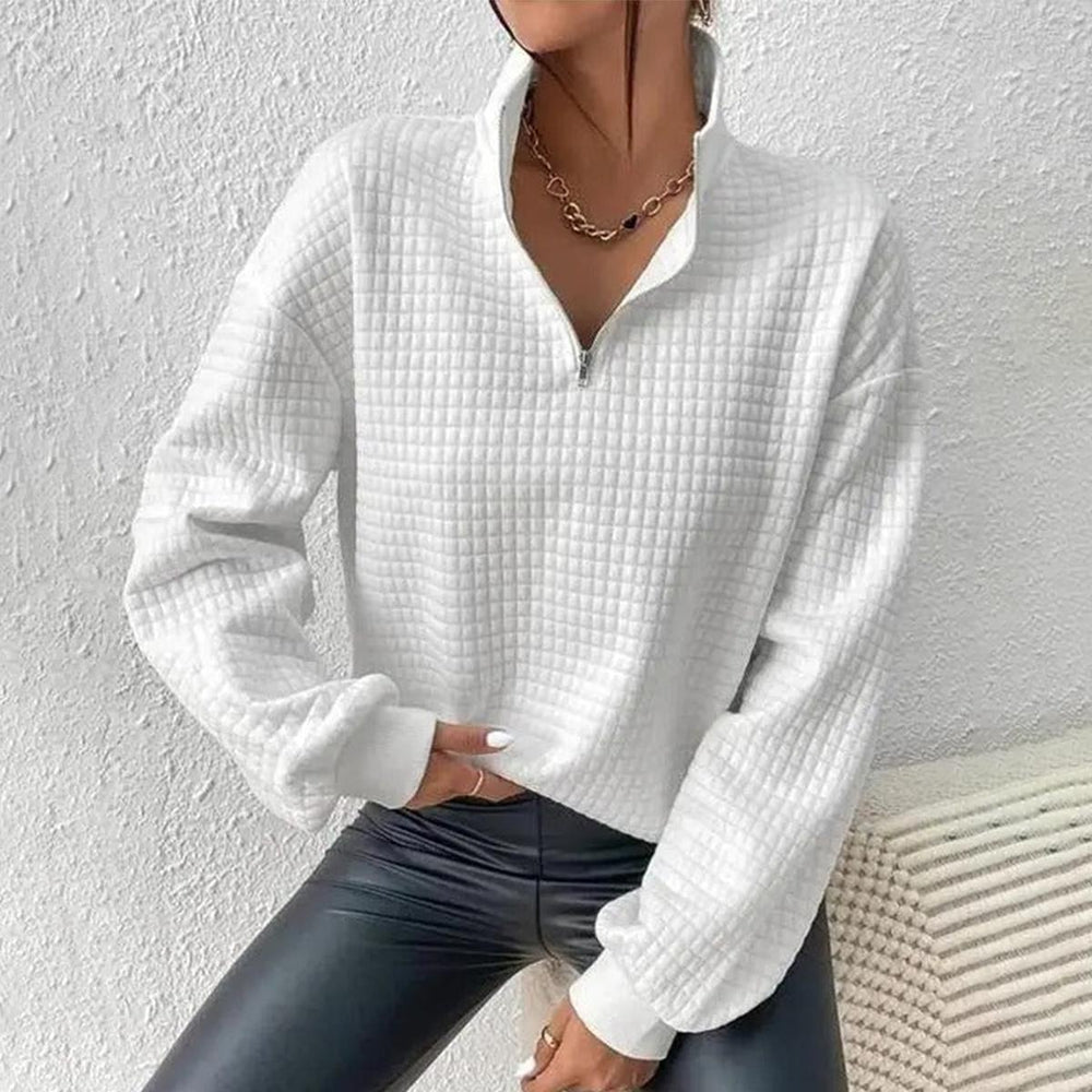 Cosy monochrome long sleeve top