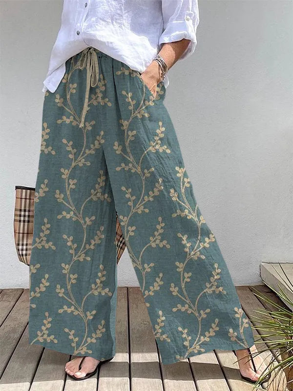 BotanicCharm Wide Pants