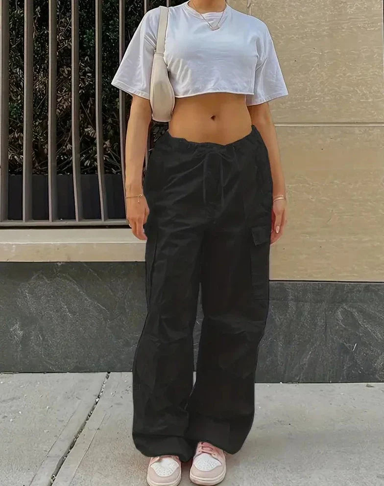 Black Oversized Palazzo Urban Pants