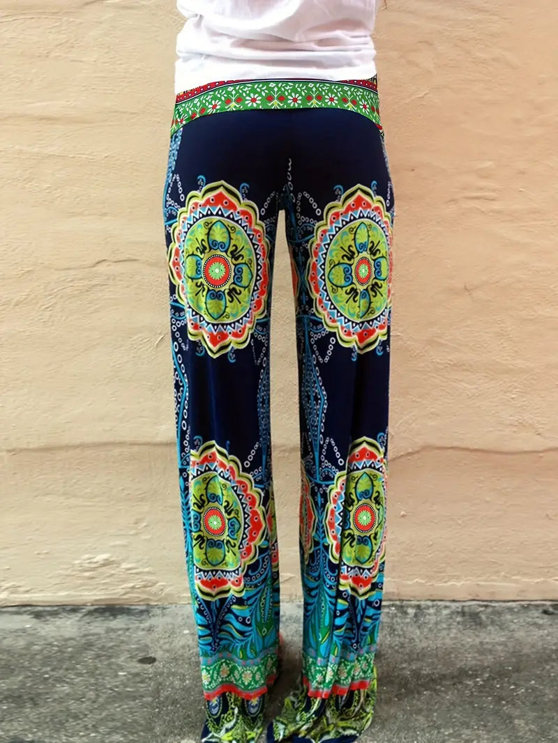 BohoDream ColorPatterned Leisure Flair Pants