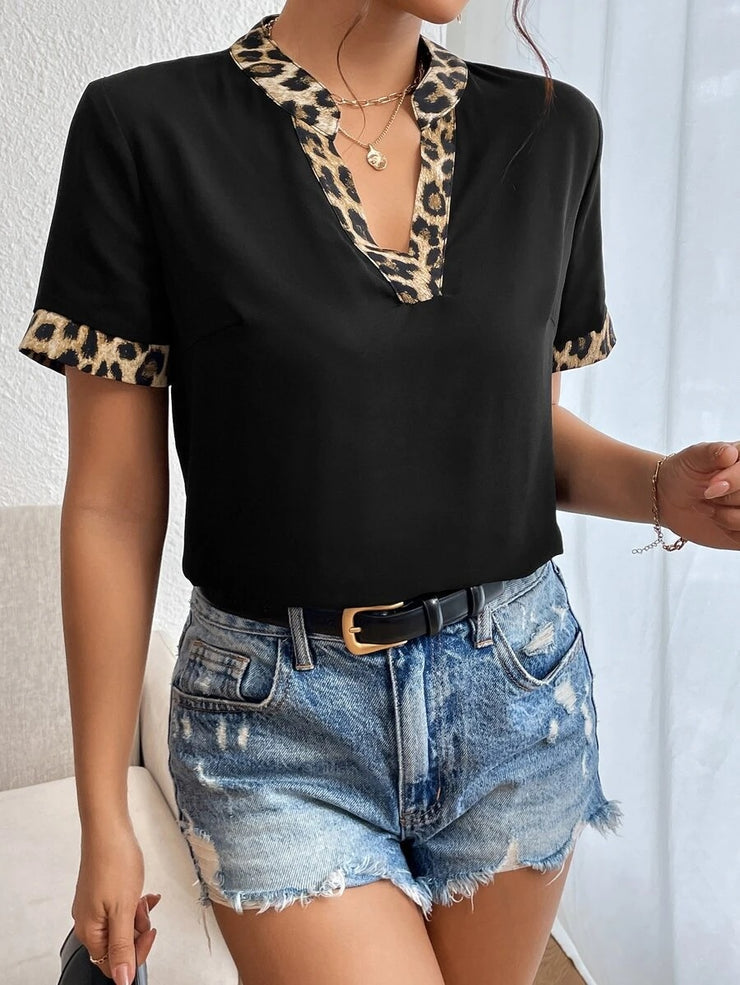 Cool black short sleeve top