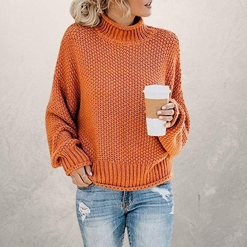 Radiant Ember knit sweater