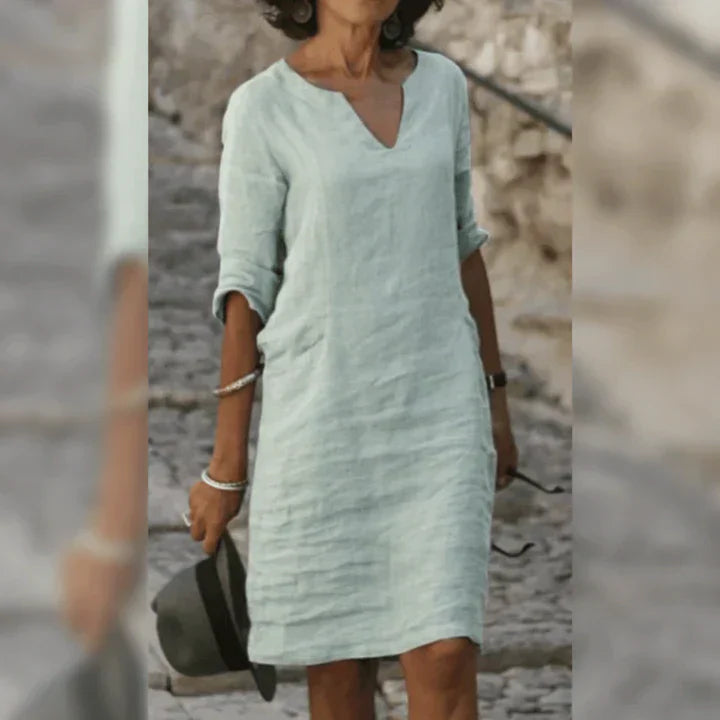 Tranquil Midi Dress Relaxed elegance for sunny days