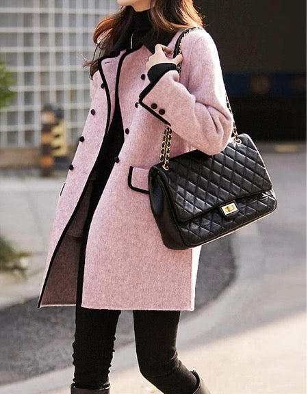 Sweet pink long sleeve cardigan