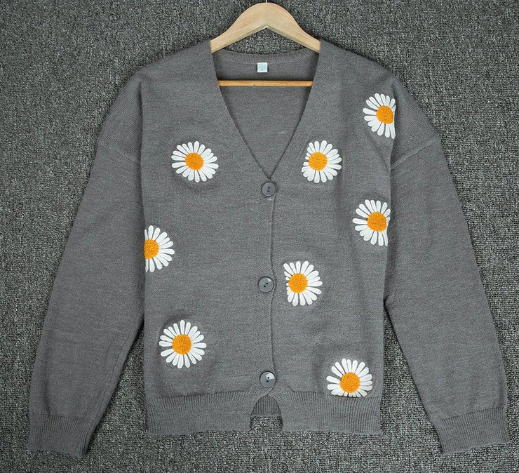 She loves you daisy cardigan