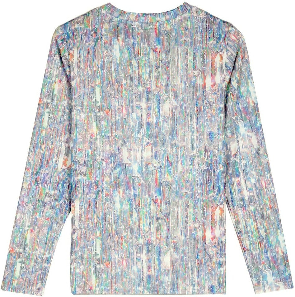 Raining Sparkle Print Long Sleeve Shirt