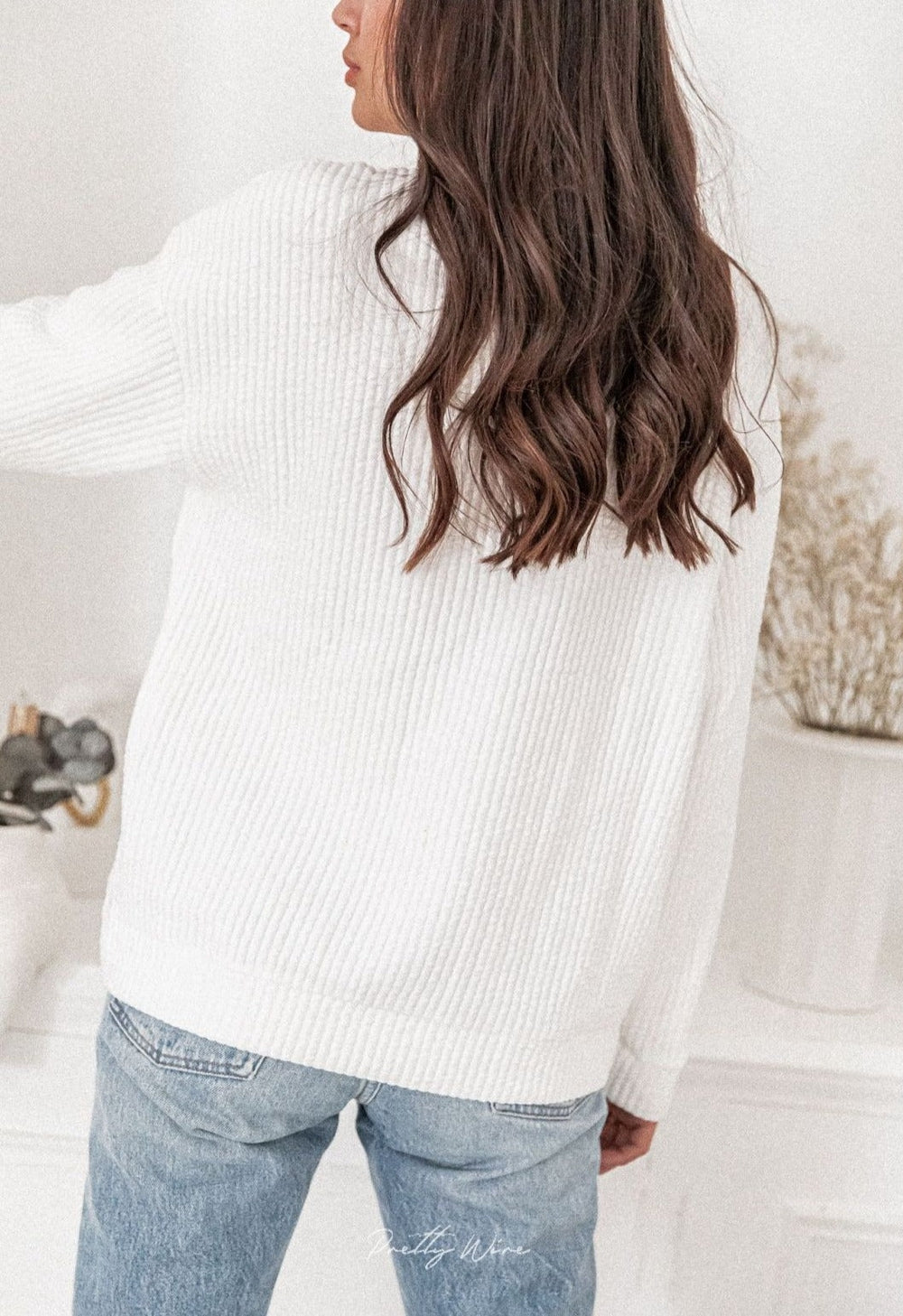 Simple V-neck sweater