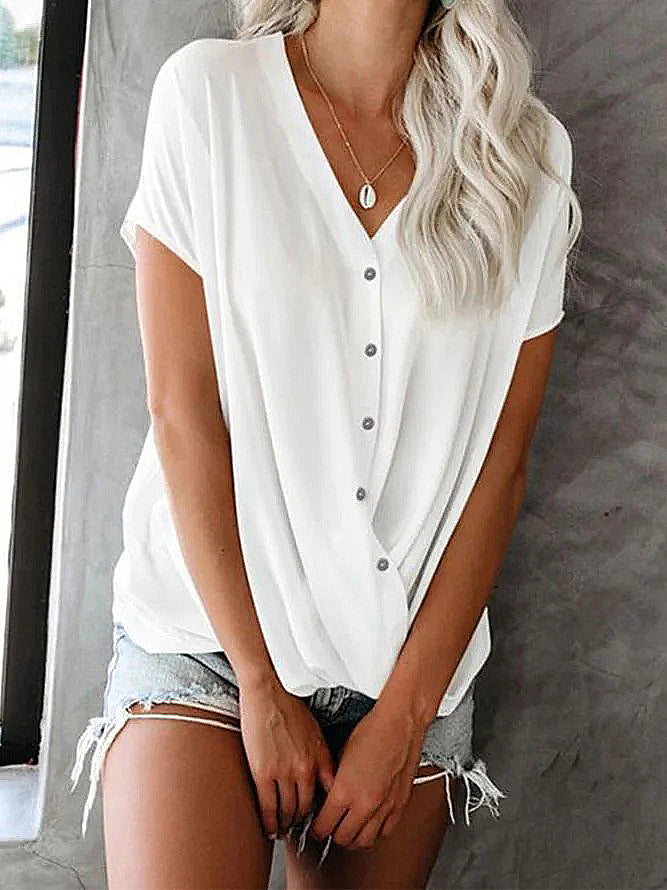 Elegant white monochrome top