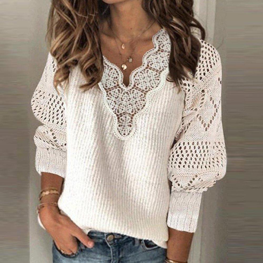 "Belle of Fall" cream sweater