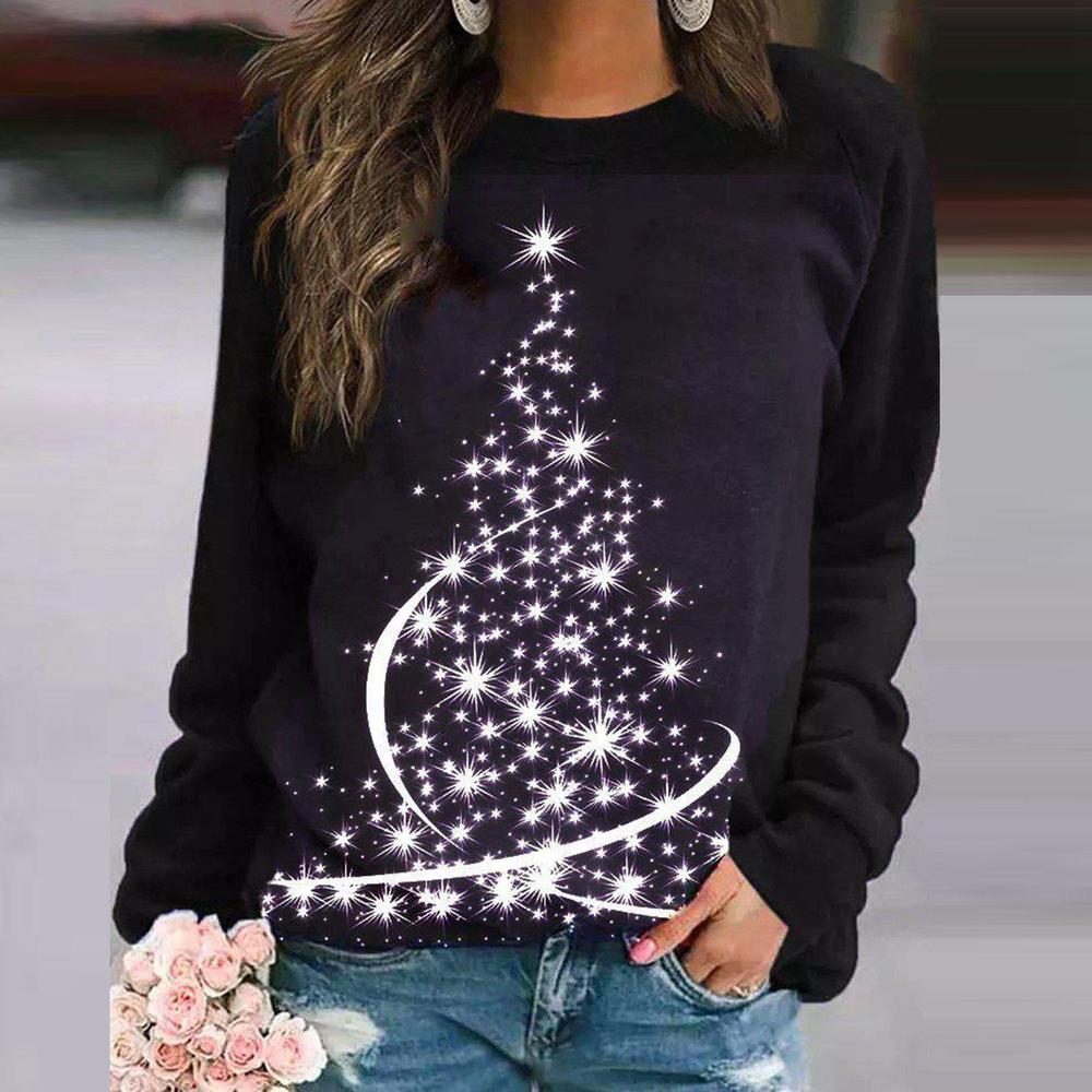 Comfortable long sleeve top with print