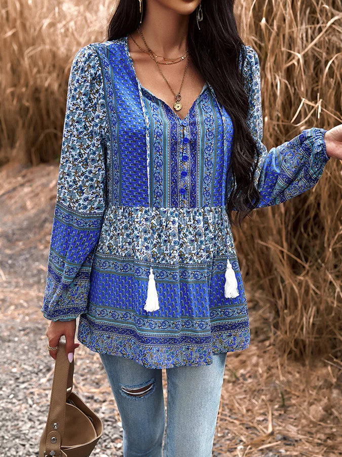 Modern ethno blouse