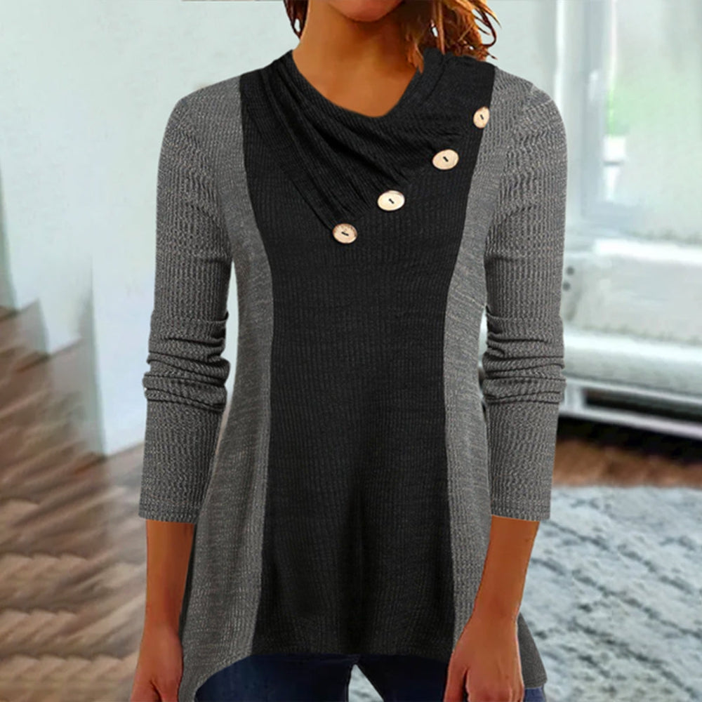 Black long sleeve sweater