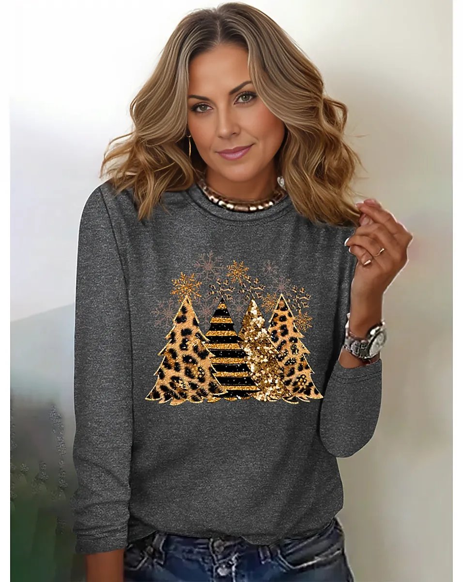 Unique long sleeve top with print