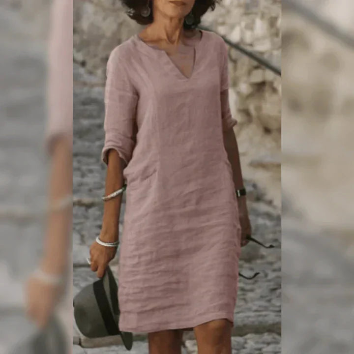 Tranquil Midi Dress Relaxed elegance for sunny days