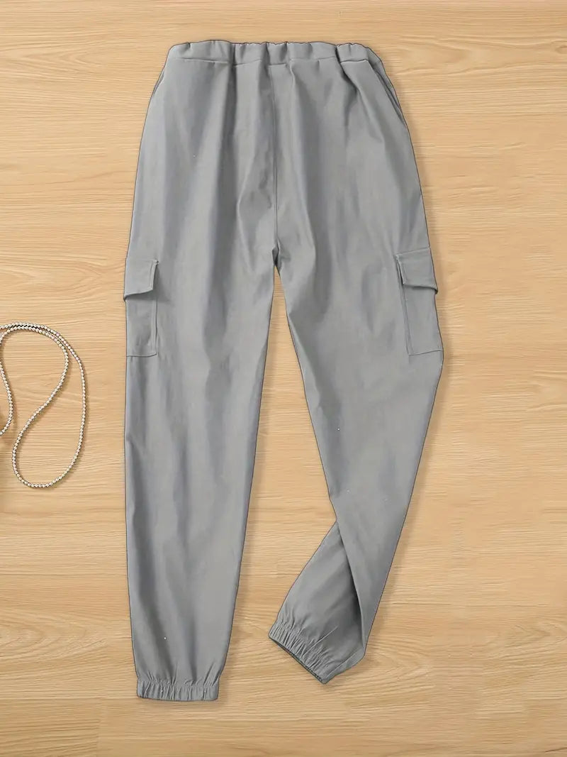 Grey Comfort Tactics Jogger Fit