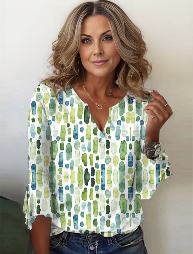 FallStyle ® -  Unique V-neck top