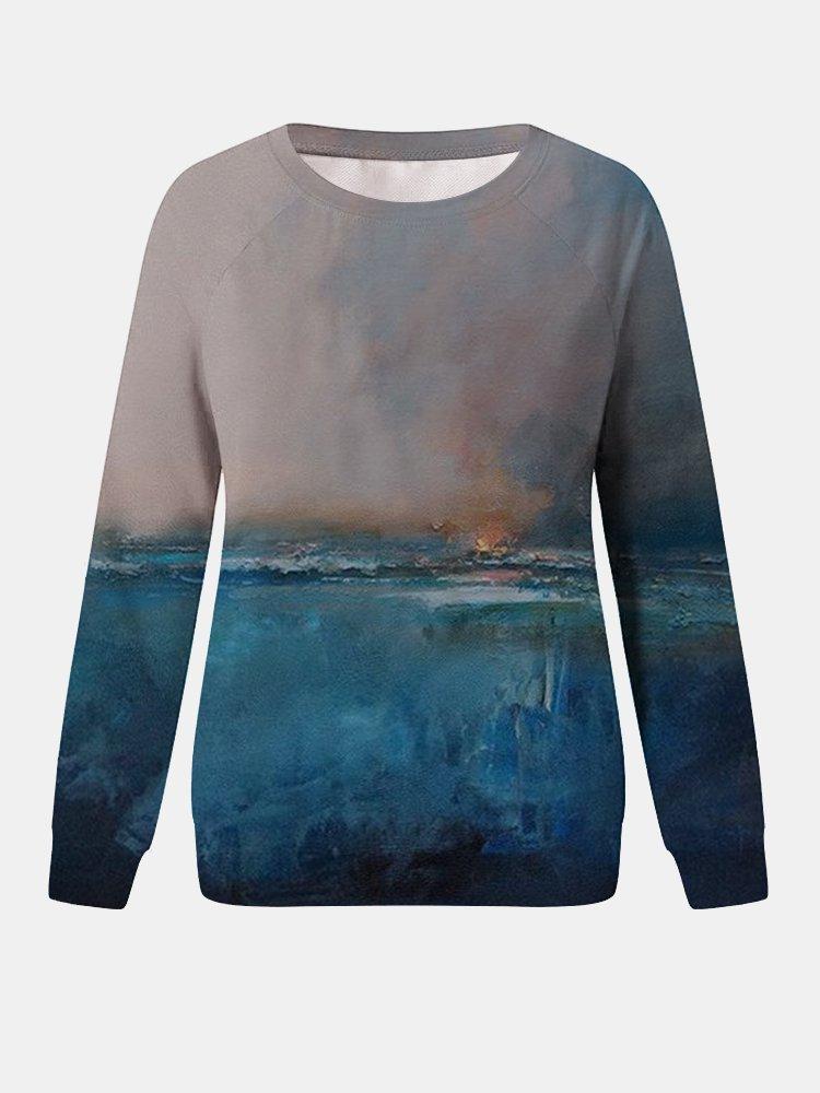 Celestial Waves Sweatshirt