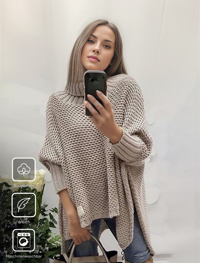 Apricot solid sweater