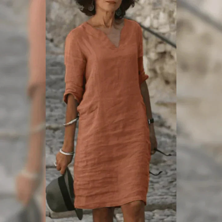 Tranquil Midi Dress Relaxed elegance for sunny days