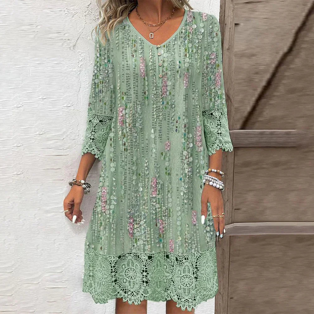 Green Lace Lover Dress