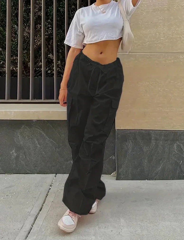 Black Oversized Palazzo Urban Pants