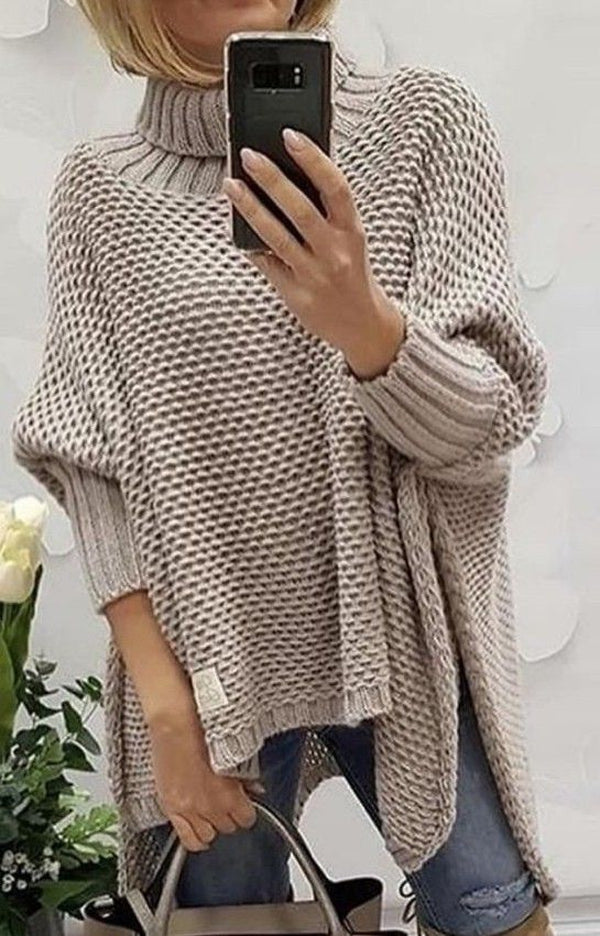 Apricot solid sweater