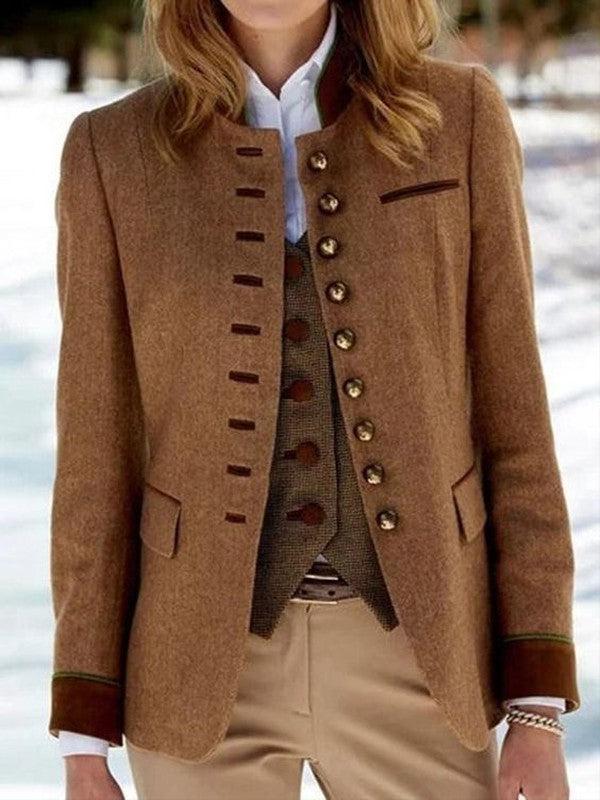 Brown long sleeve cardigan