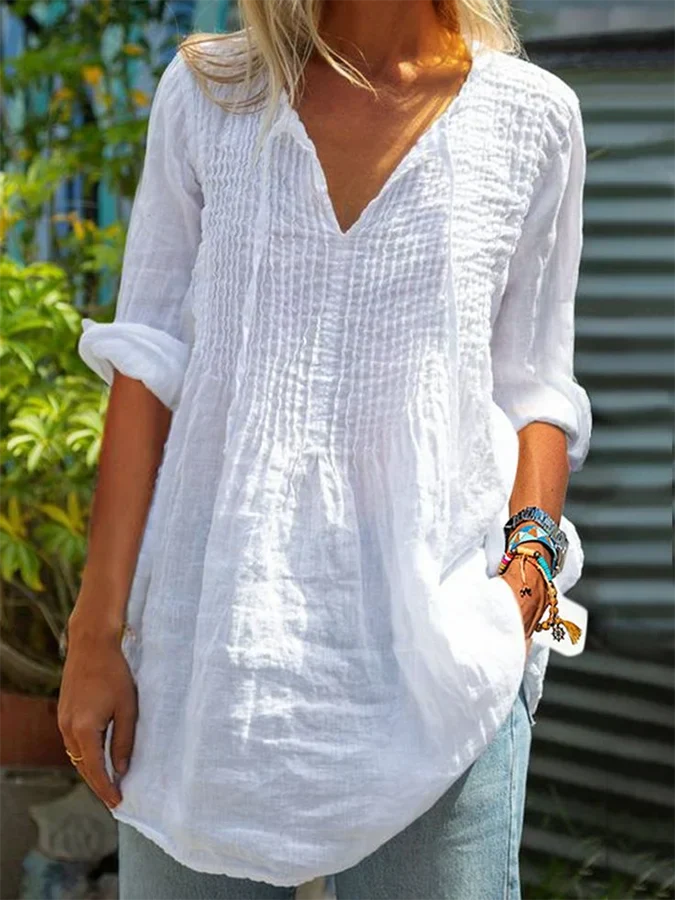 White Wave Tunic