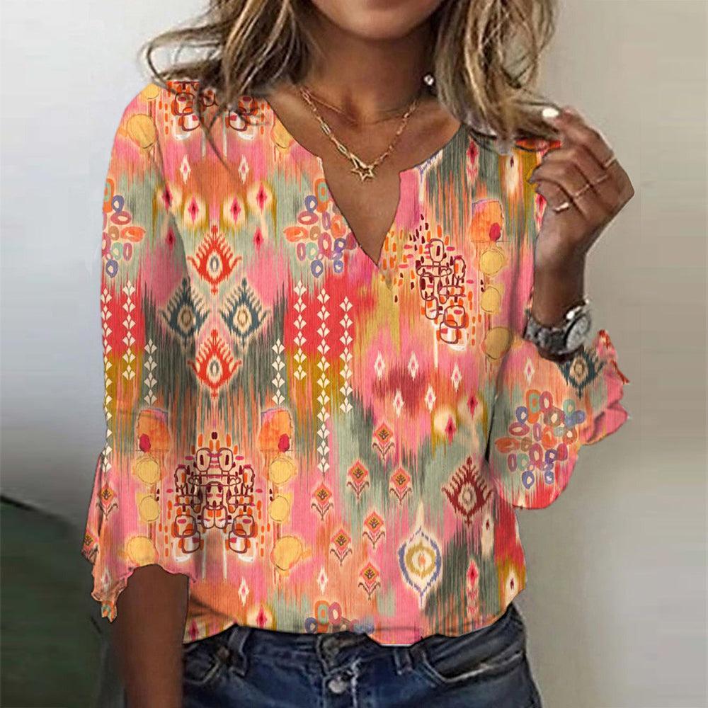 Paisley chic blouse