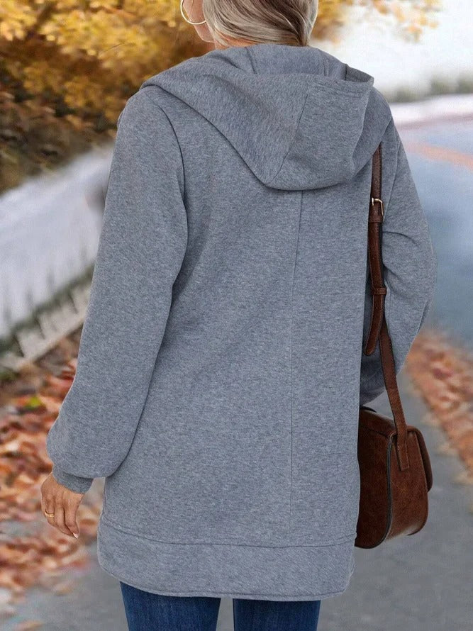 Grey monochrome sweatshirt with long sleeves