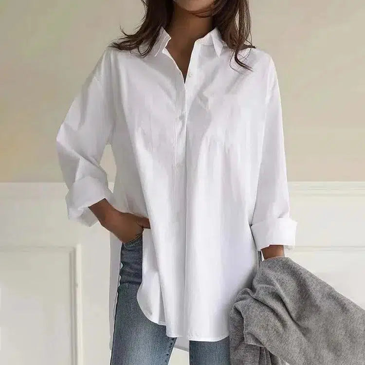 Simple collar shirt