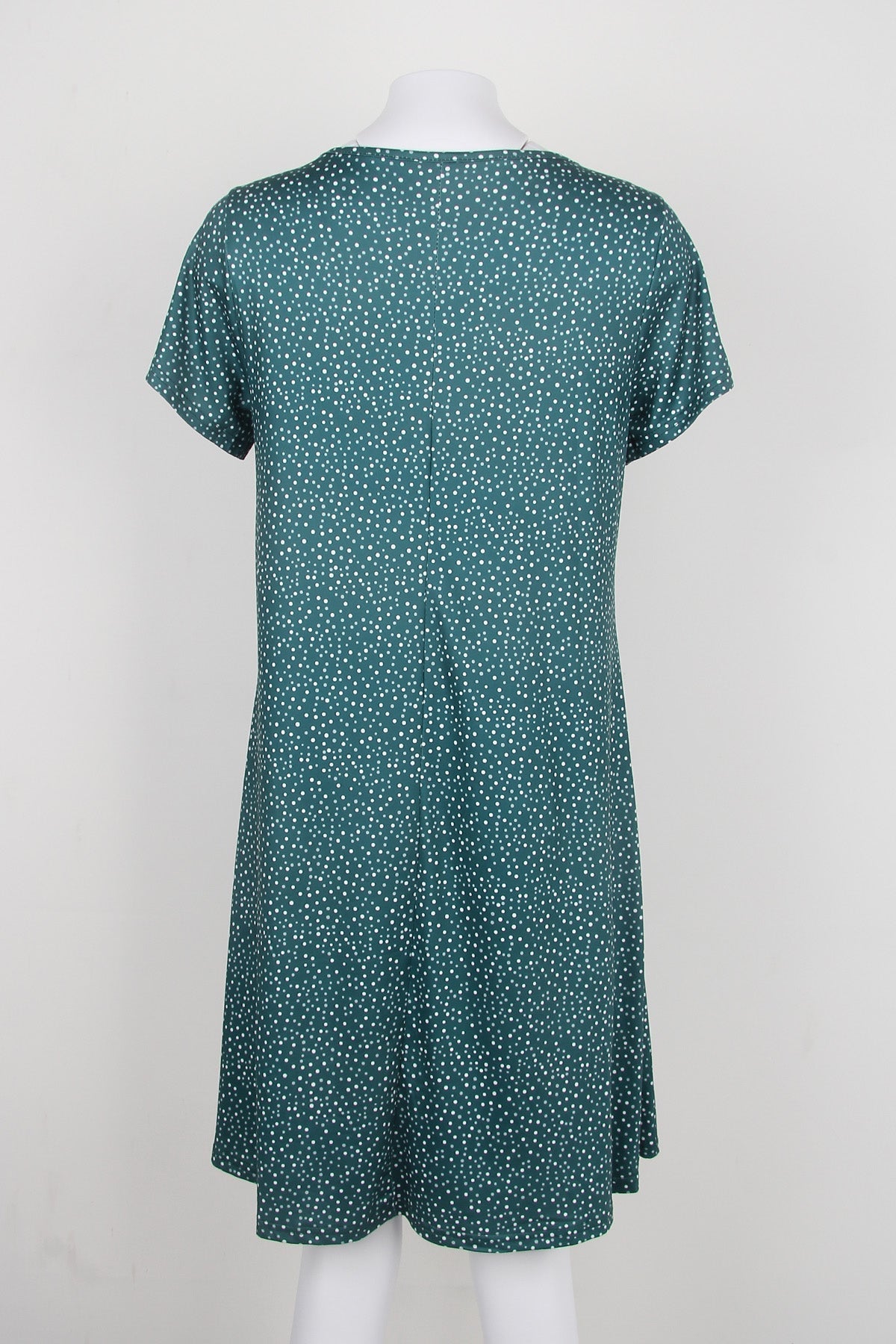 MintDots Tunic Swing Dress