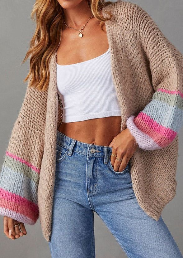 Isley Striped cardigan in oversize