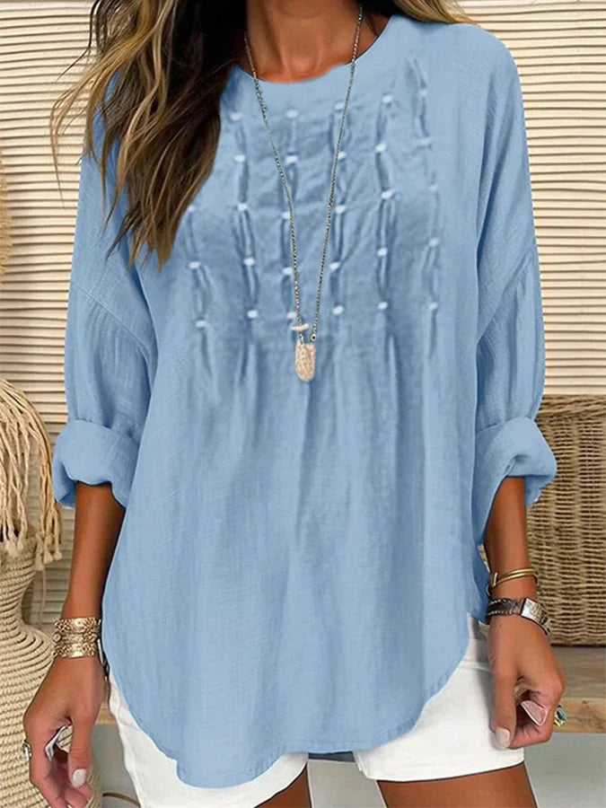 Sky blue blouse