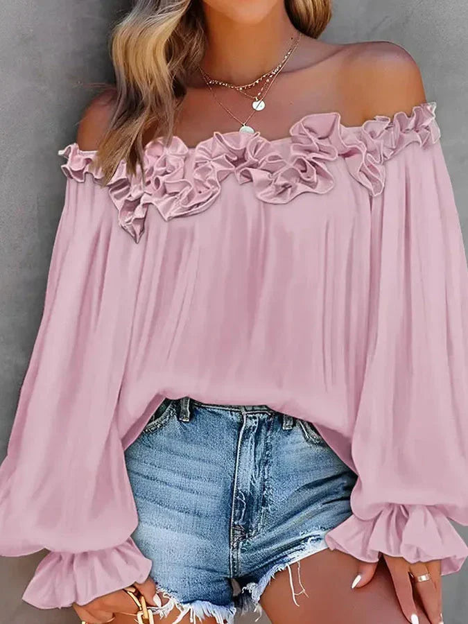 Pink Ruffles Top