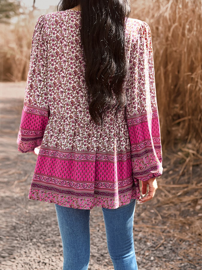 Enchanting boho blouse