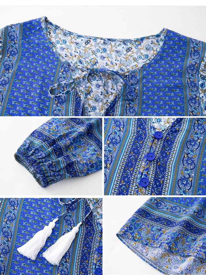 Modern ethno blouse