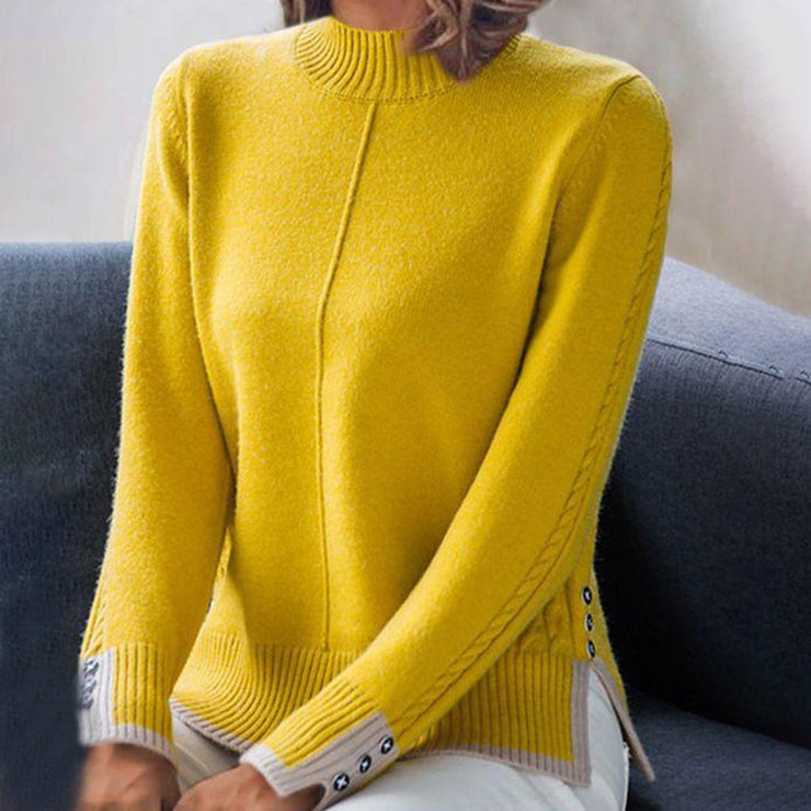 Beautiful yellow monochrome sweater