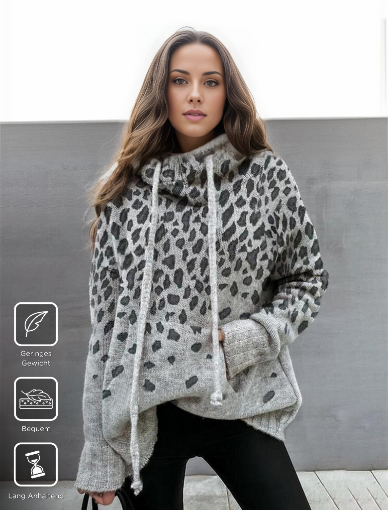 "Going Wild" leopard print sweater