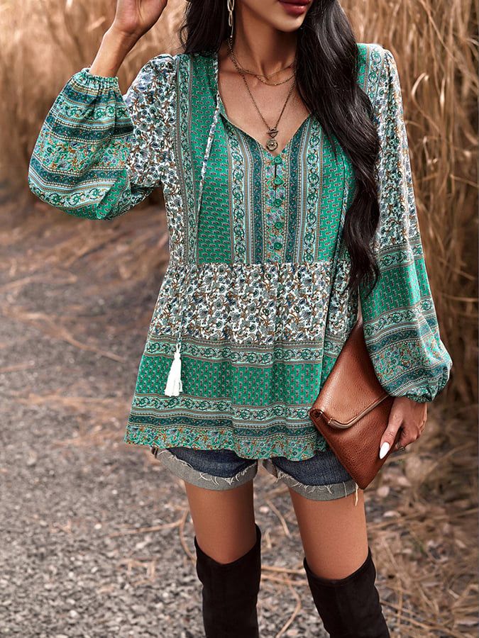 Freestyle boho blouse