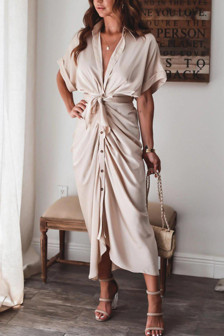 Let's Party Cinched Midi Dress