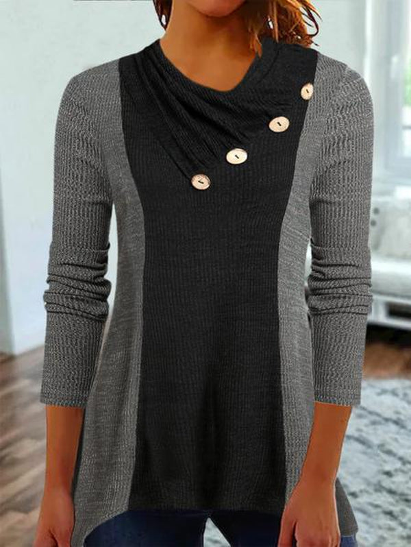 Black long sleeve sweater